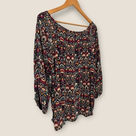 Forever 21 Multicolor Patterned Blouse - Picture 7 of 9